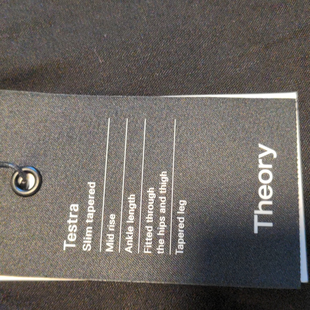 Theory Testra Slim Pant size 2 NWT - Picture 5 of 9